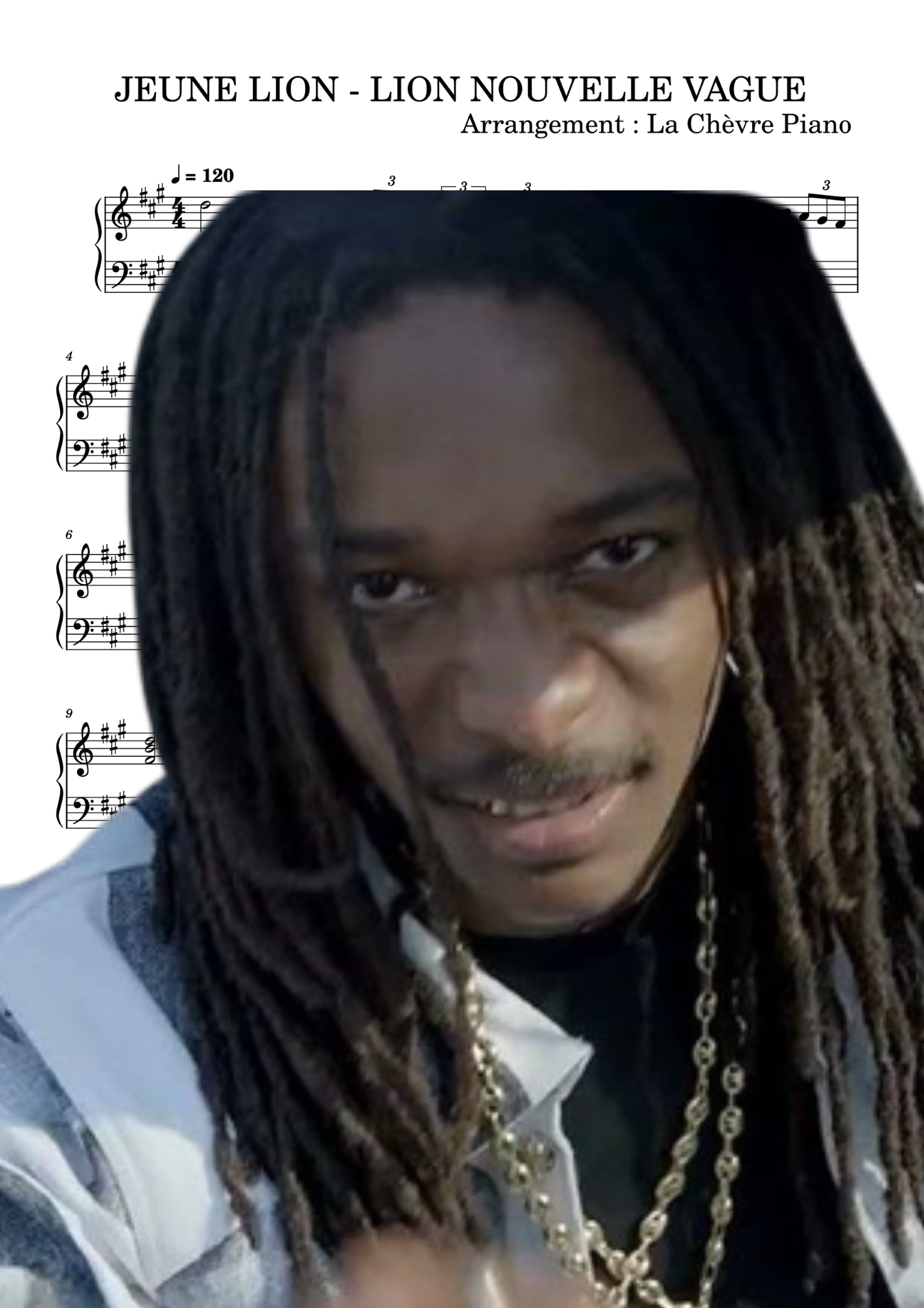 Jeune Lion - LION NOUVELLE VAGUE (PDF, MIDI, mp3)