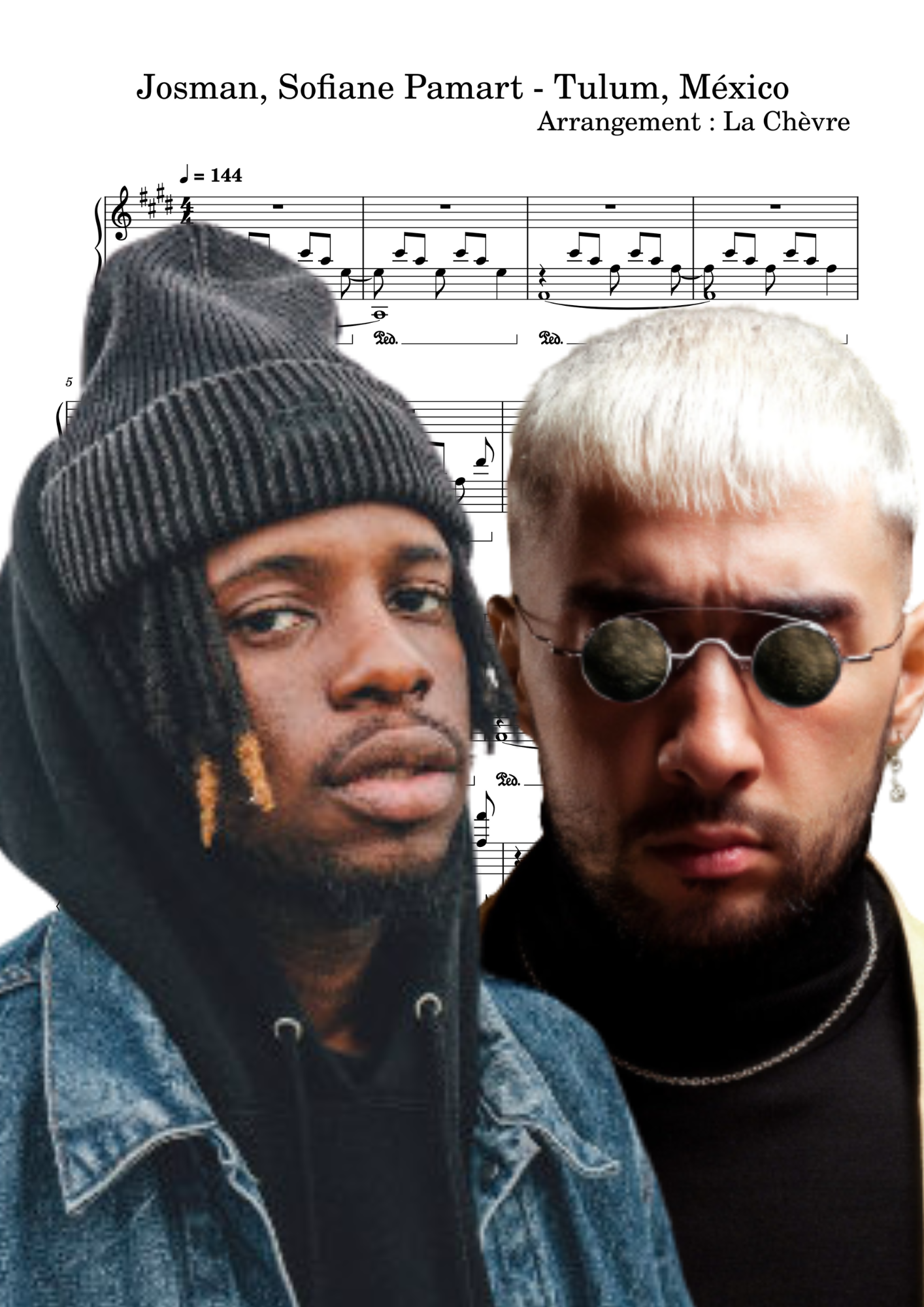 Josman, Sofiane Pamart - Tulum, México (PDF, MIDI, mp3)