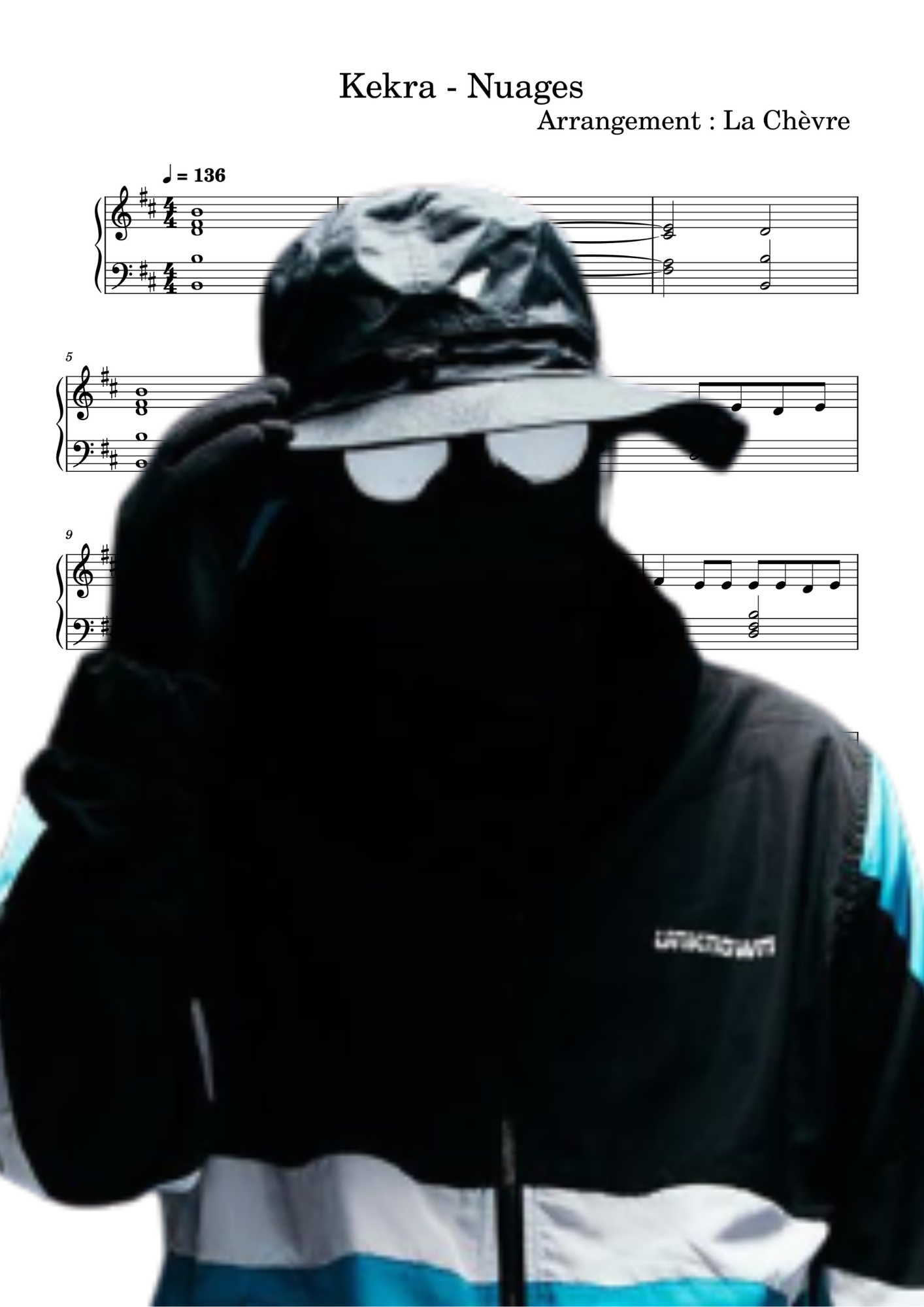 Kekra - Nuages (PDF, MIDI, mp3)