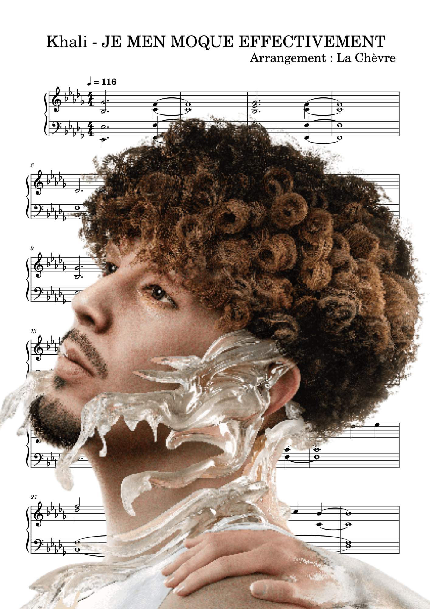 Khali - JE M'EN MOQUE EFFECTIVEMENT (PDF, MIDI, mp3)