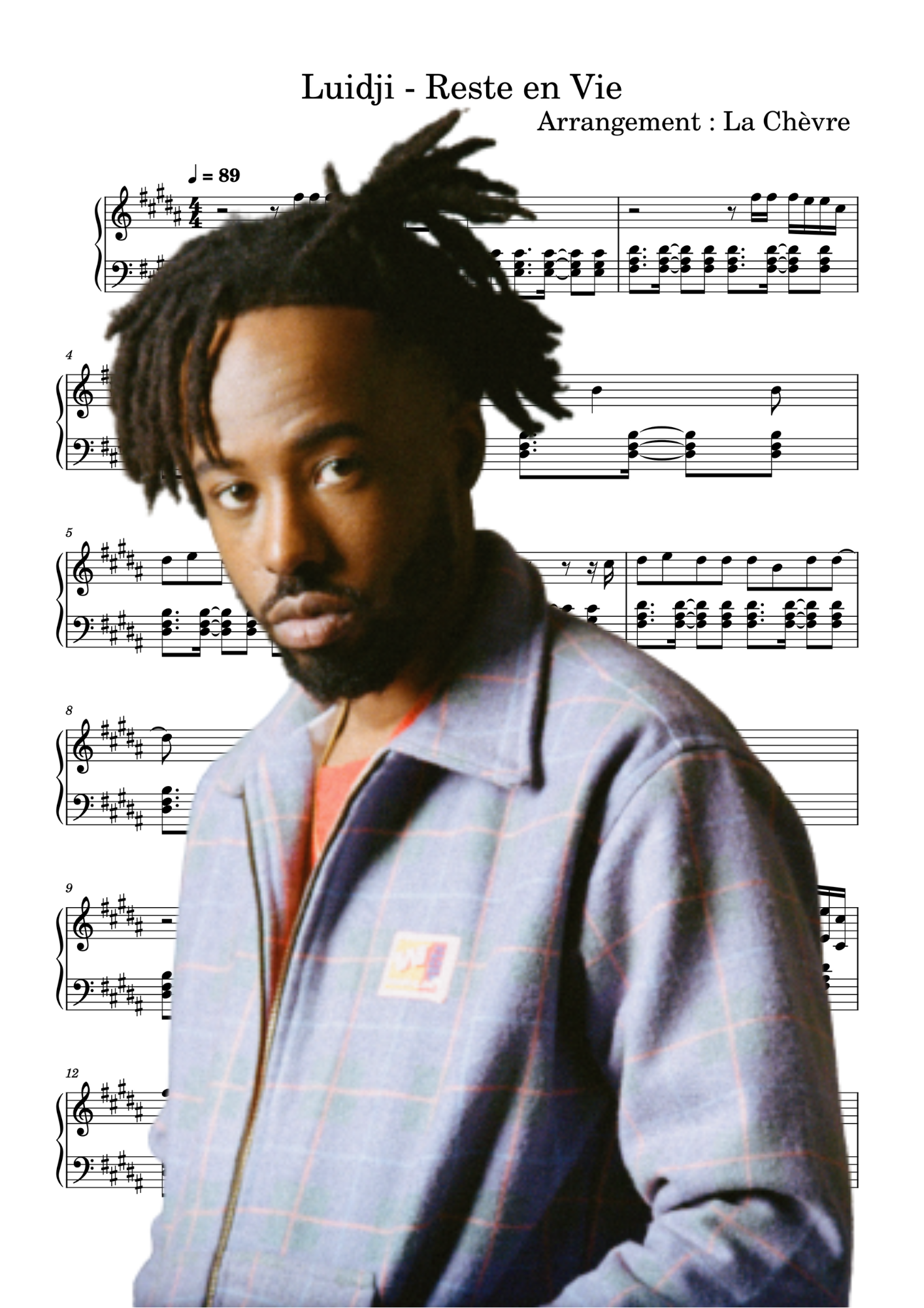 Luidji - Reste en Vie (PDF, MIDI, mp3)