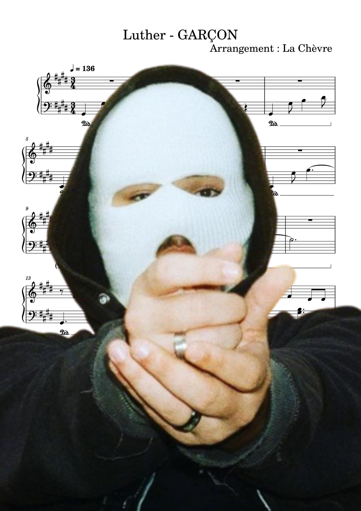 Luther - GARÇON (PDF, MIDI, mp3)