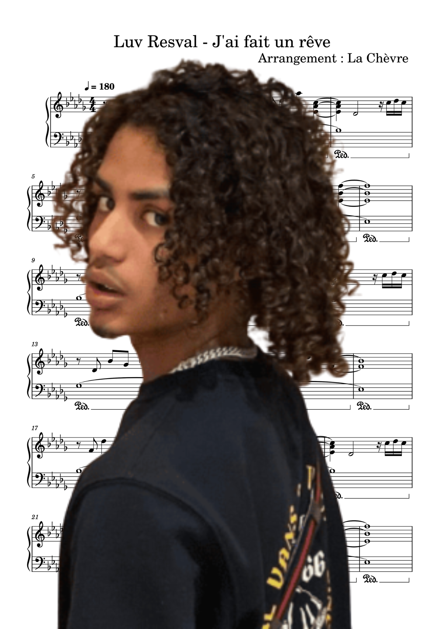 Luv Resval - J'ai fait un rêve (PDF, MIDI, mp3)