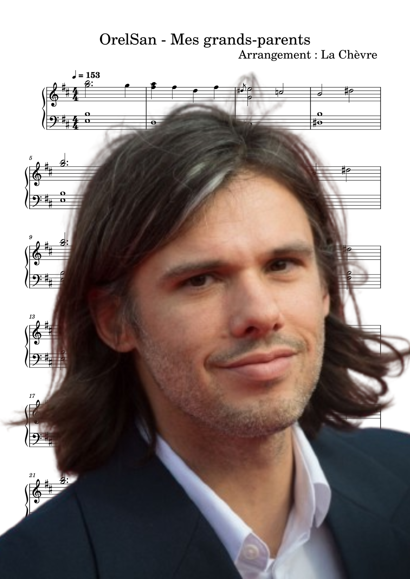 OrelSan - Mes grands-parents (PDF, MIDI, mp3)