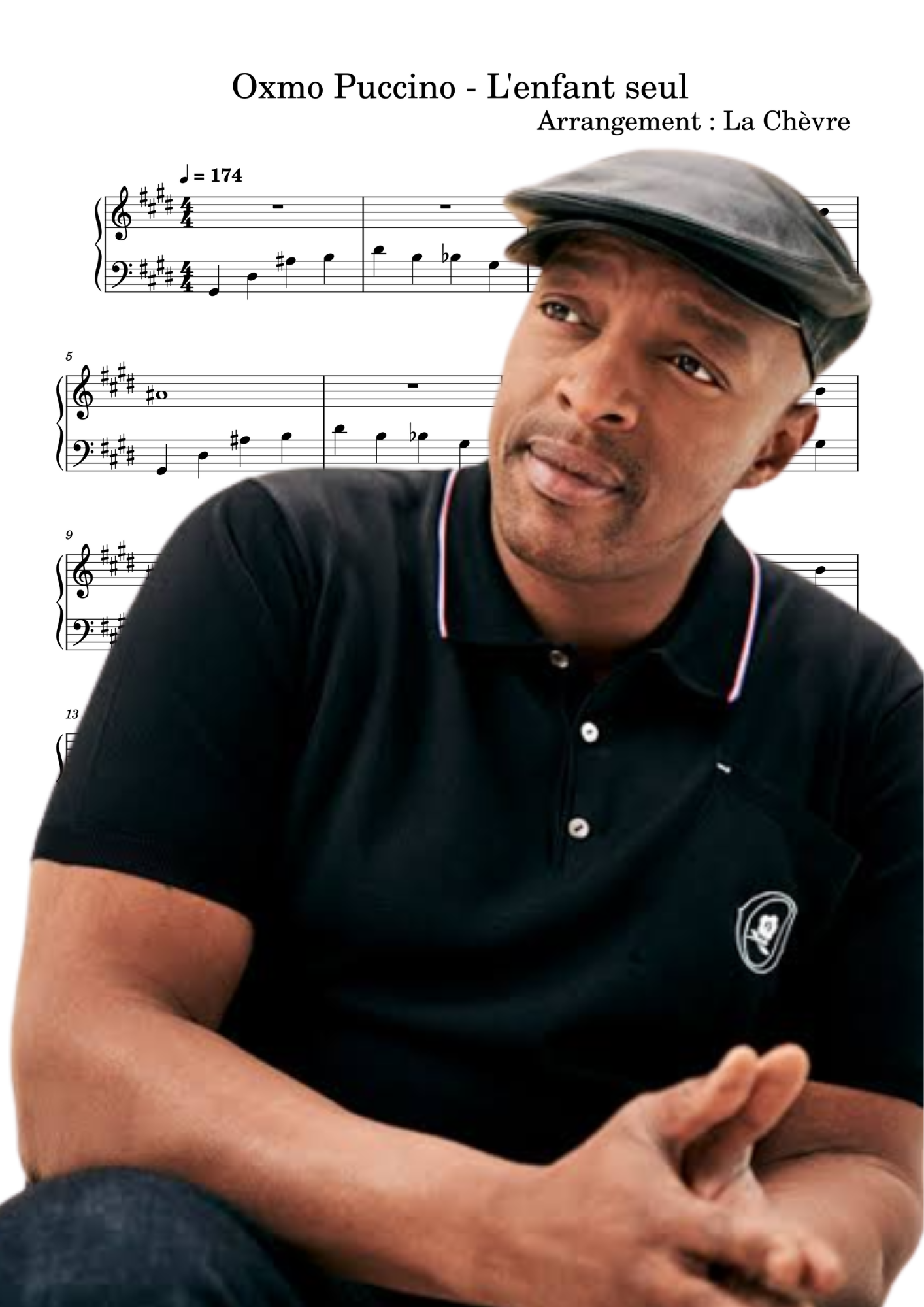 Oxmo Puccino - L'enfant seul (PDF, MIDI, mp3)