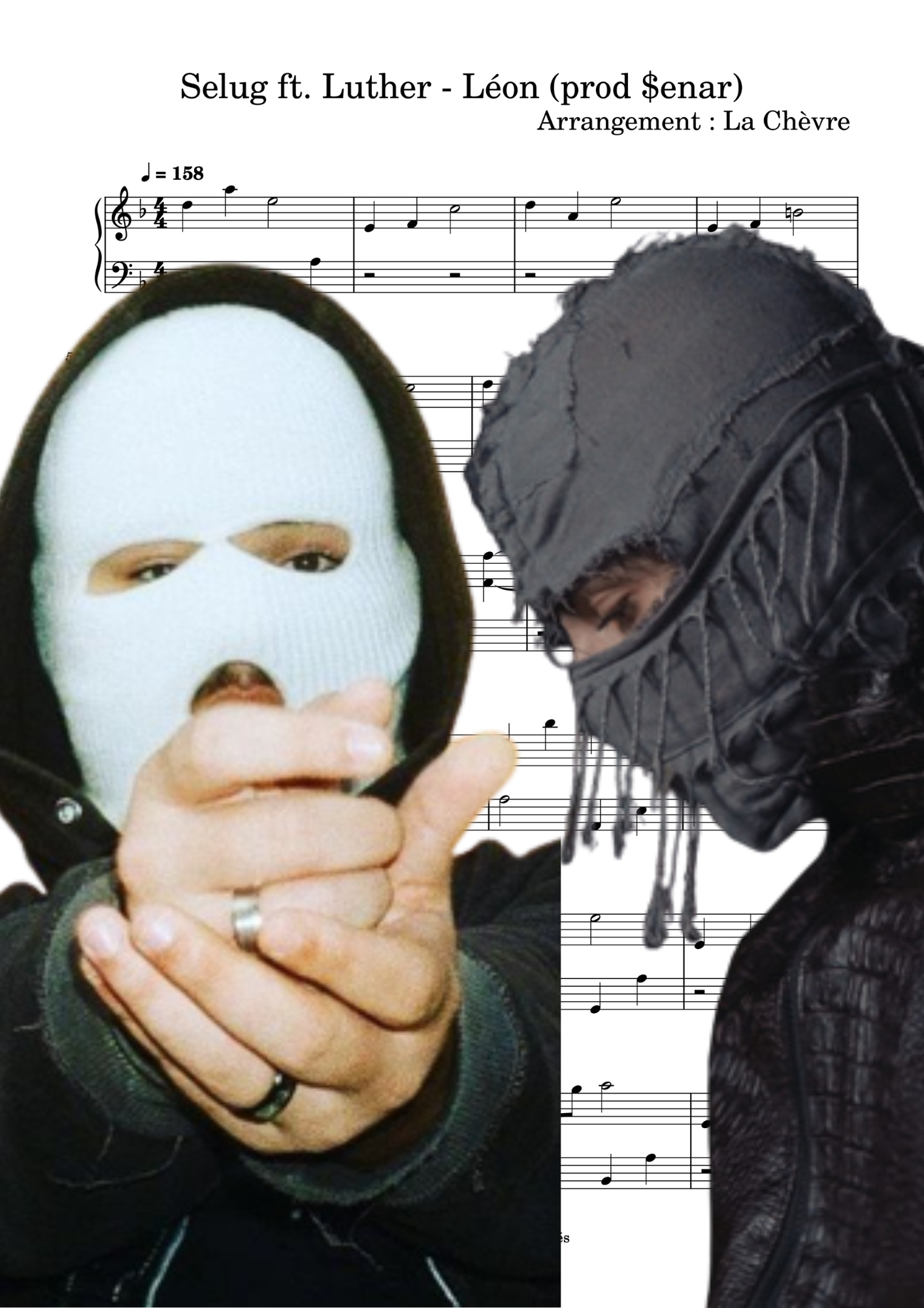 Selug & Senar ft. Luther - Léon (PDF, MIDI, mp3)