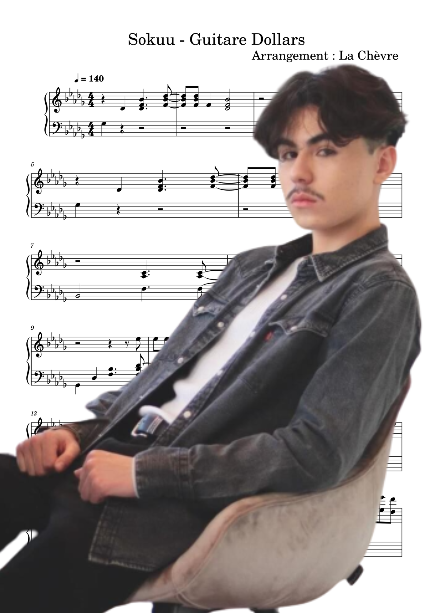 Sokuu - Guitare dollars (PDF, MIDI, mp3)
