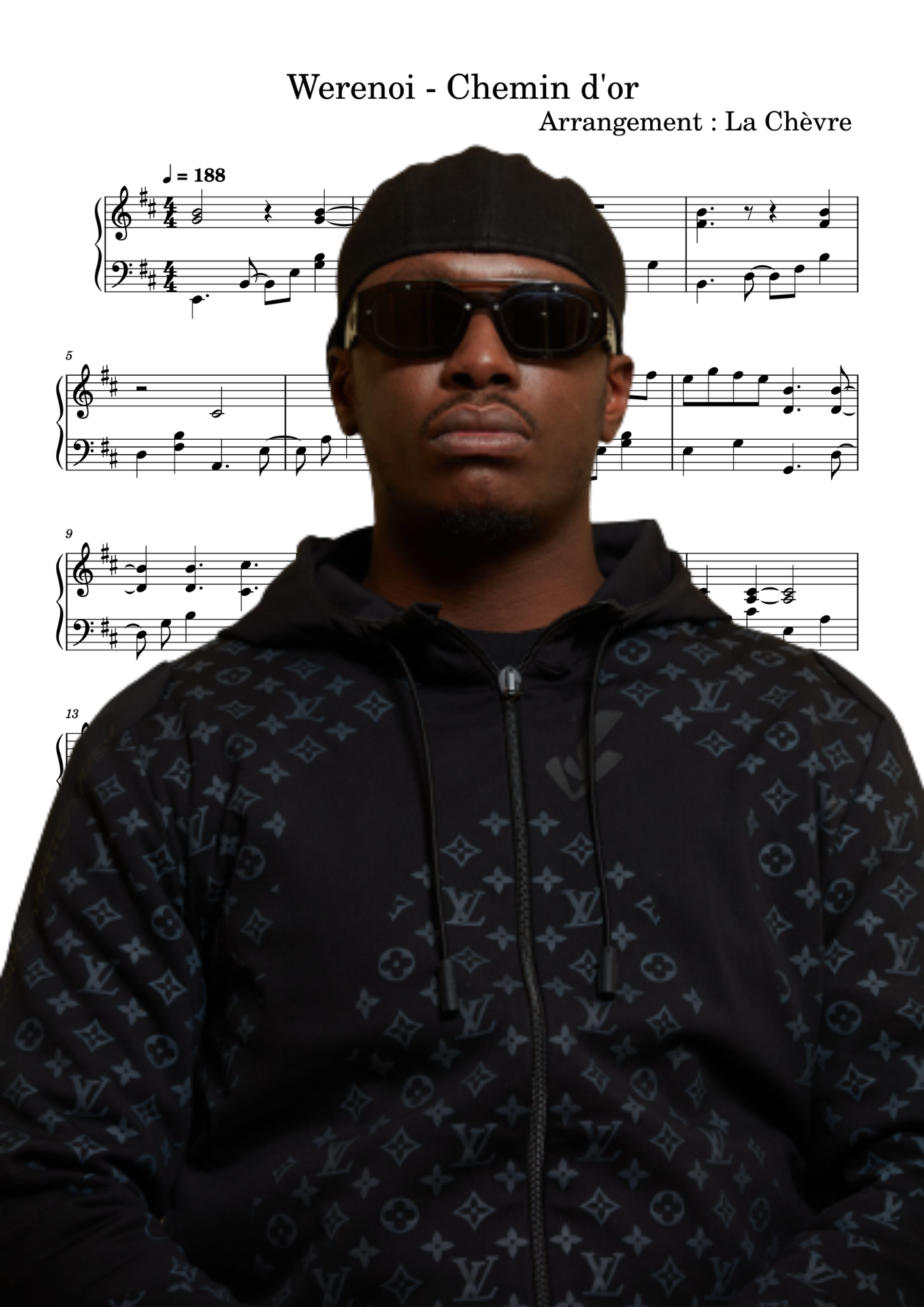 Werenoi - Chemin d'or (PDF, MIDI, mp3)