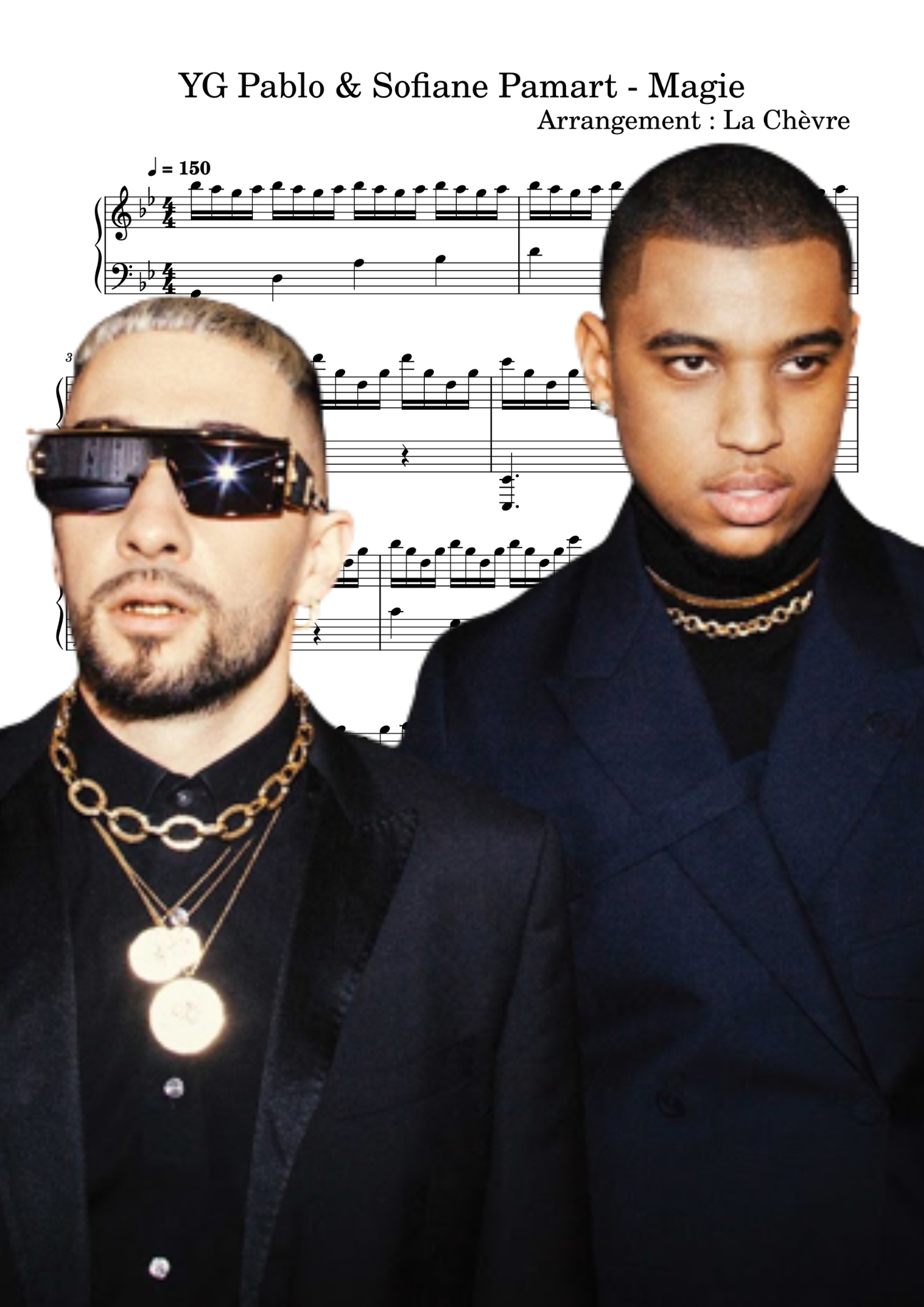 YG Pablo & Sofiane Pamart - Magie (PDF, MIDI, mp3)