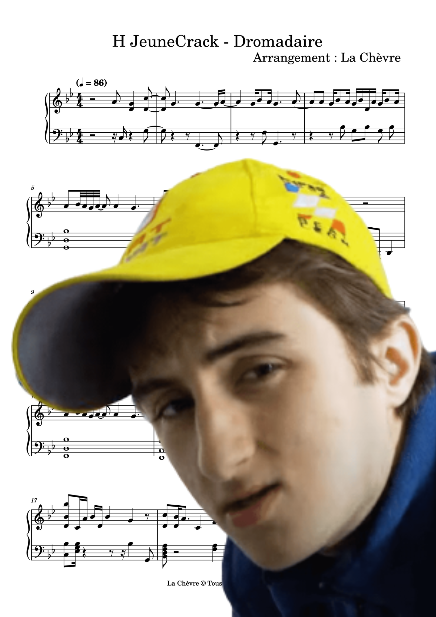 H JeuneCrack - Dromadaire (PDF, MIDI, mp3)