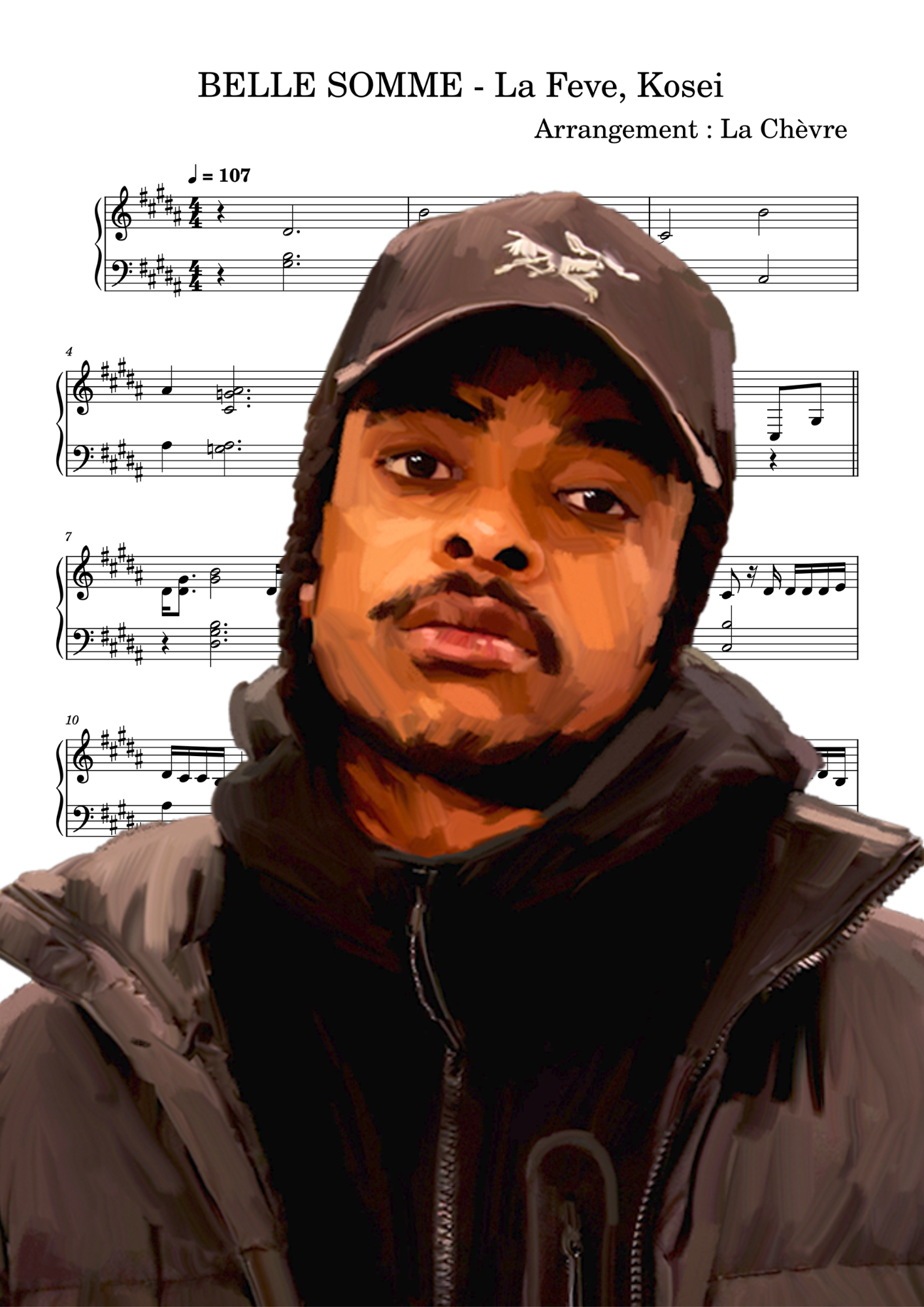 La Fève, Kosei - BELLE SOMME (PDF, MIDI, mp3)