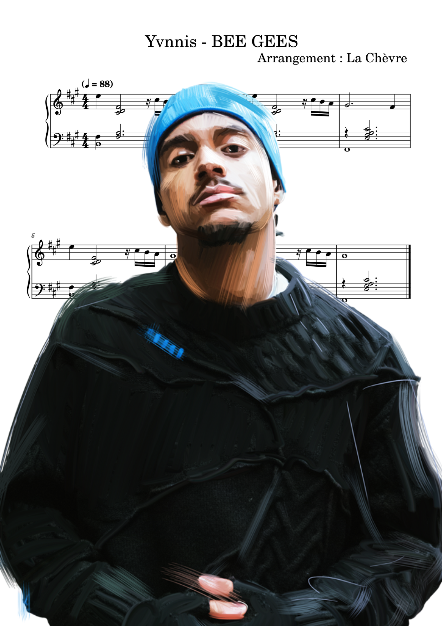 Yvnnis - BEE GEES (PDF, MIDI, mp3)