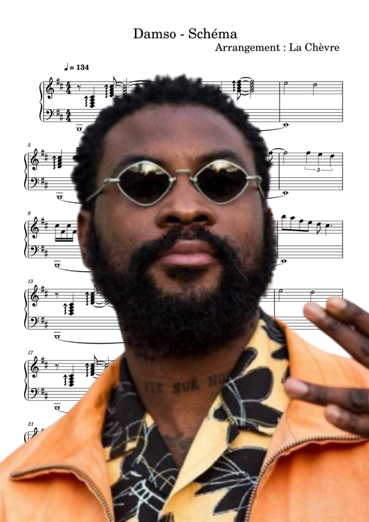 Damso - Schéma (PDF, MIDI, mp3)