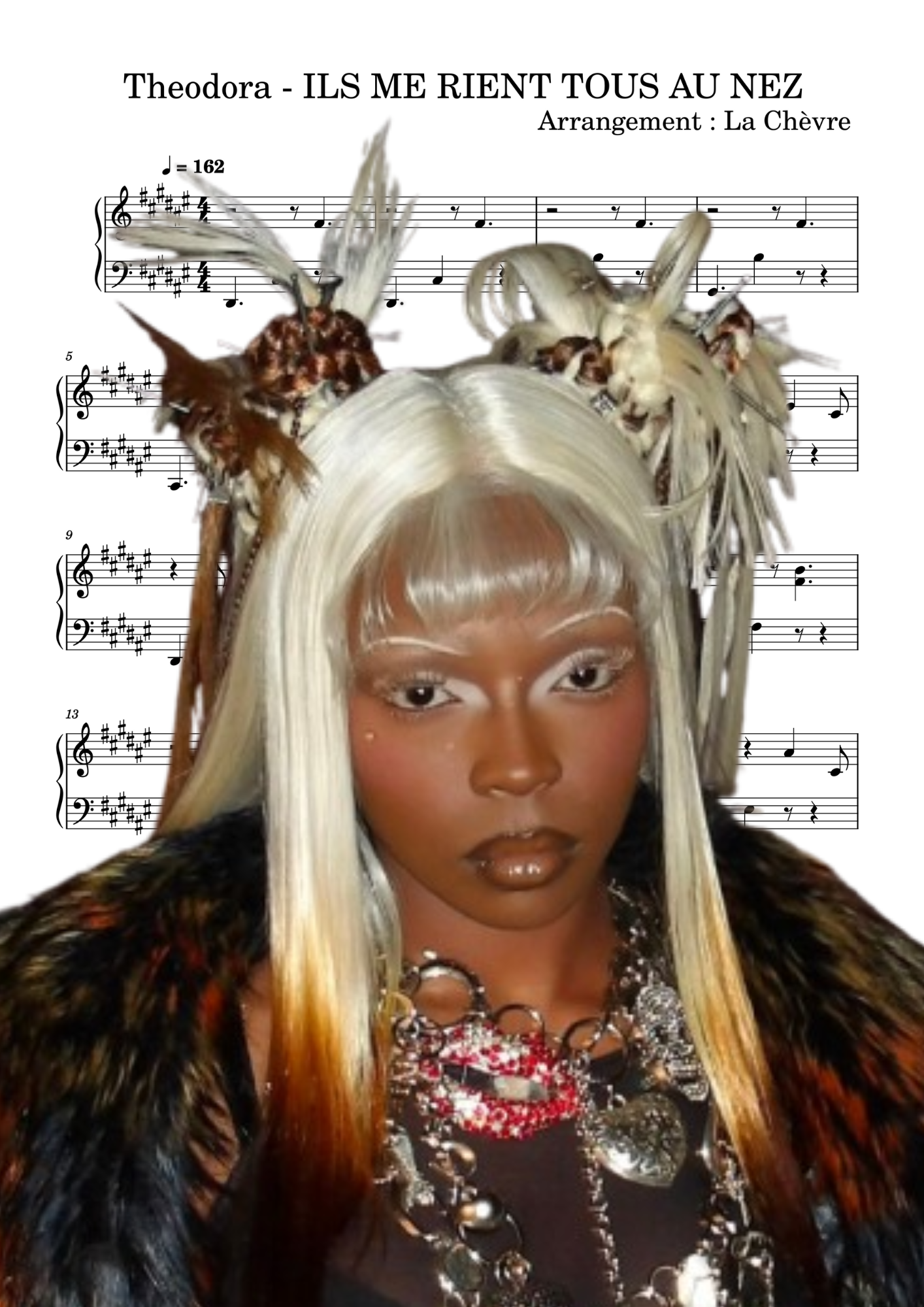 Theodora - ILS ME RIENT TOUS AU NEZ (PDF, MIDI, mp3)